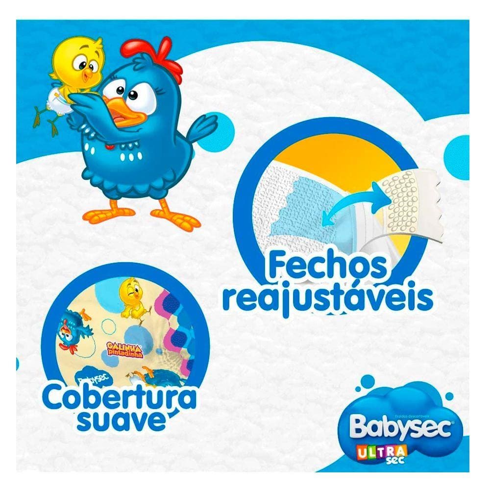 Fralda Descartável Babysec Ultra Mega P 46 Unidades