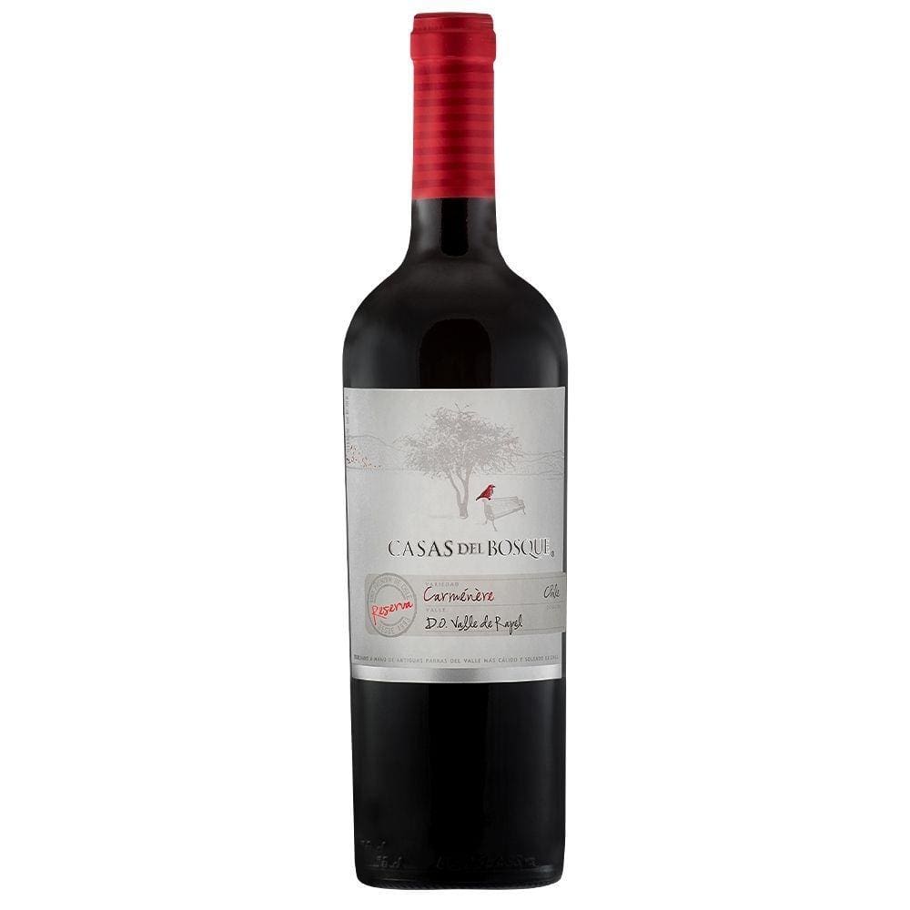 Casas Del Bosque Vinho Tinto Chileno Reserva Carmenere 750ml