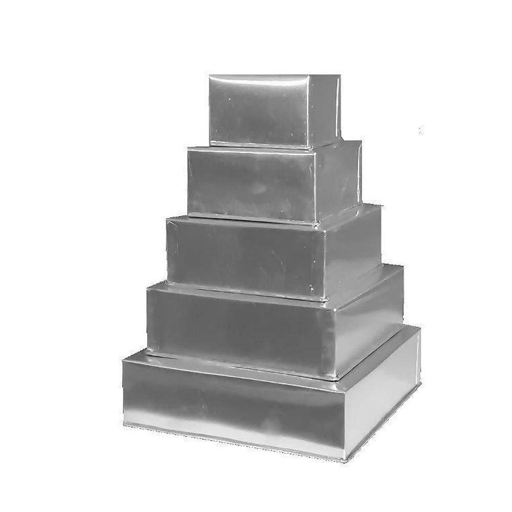 Jogo de Forma Quadrada - 10CM 5 Peças