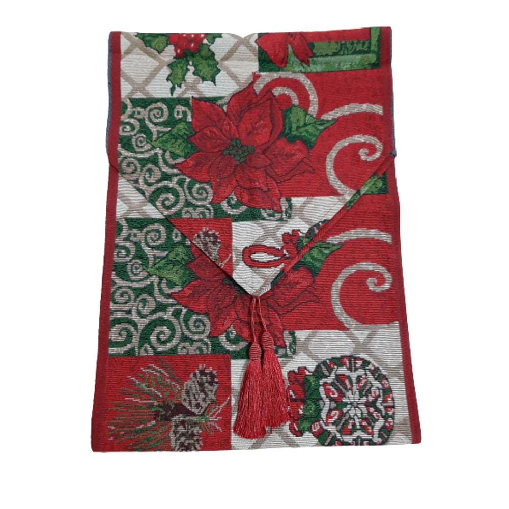 Trilho Caminho de Mesa de Natal Mesa Posta Natalina 180cm