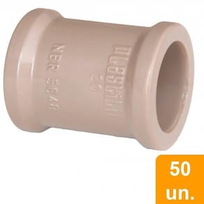 Luva Soldável Plastilit 25mm - Embalagem com 50 Unidades