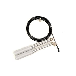Speed Rope Corda De Pular Aluminio Profissional Prata Odin Fit