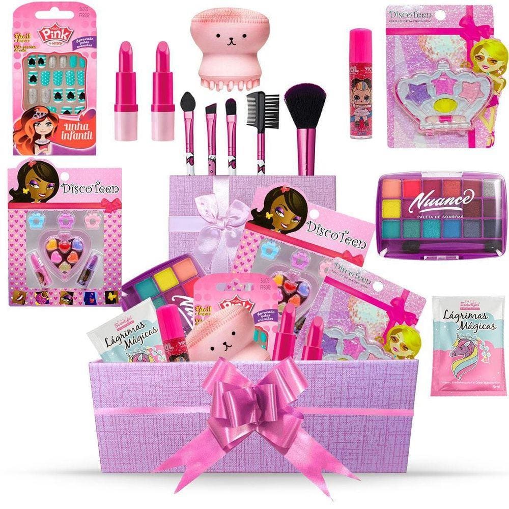 BARBIE MAKE UP, LINDO LAPTOP COM MAIS DE 50 SOMBRAS E GLOSS