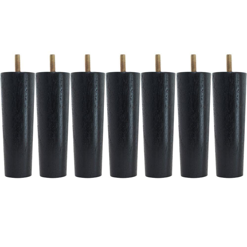 Kit 7 Pés Para Móveis Cama Box Casal Pe Para Cama Box E Bau