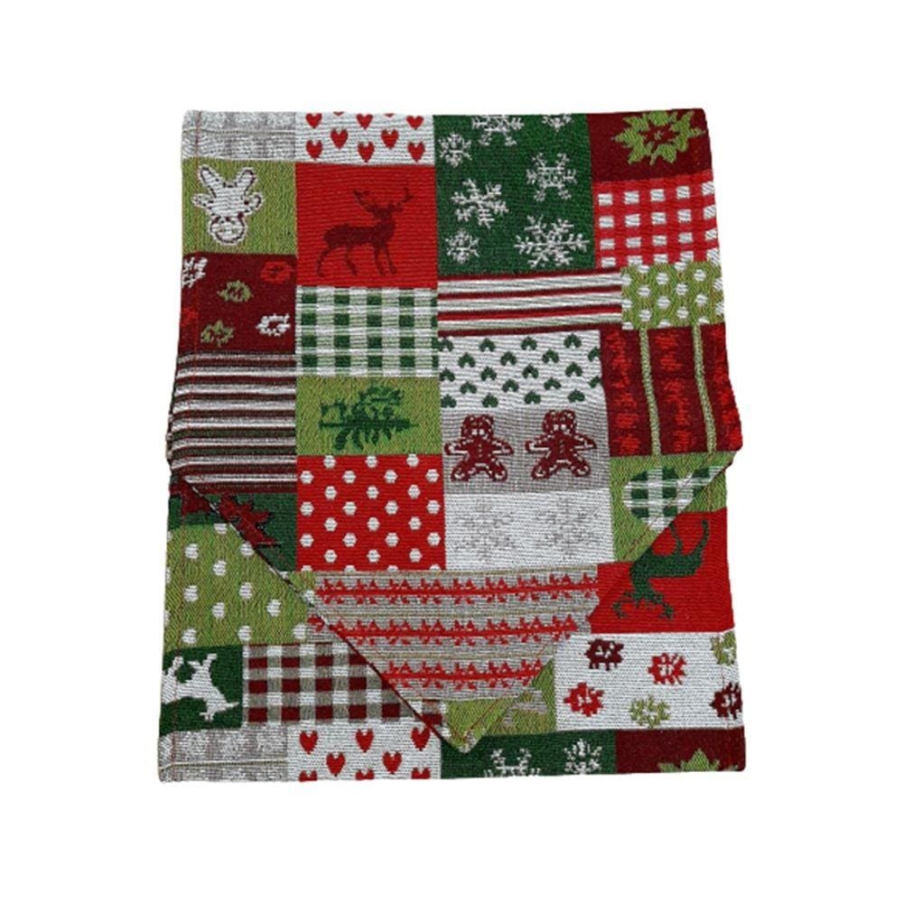 Caminho Trilho de Mesa de Natal Mesa Posta Natalina 175cm