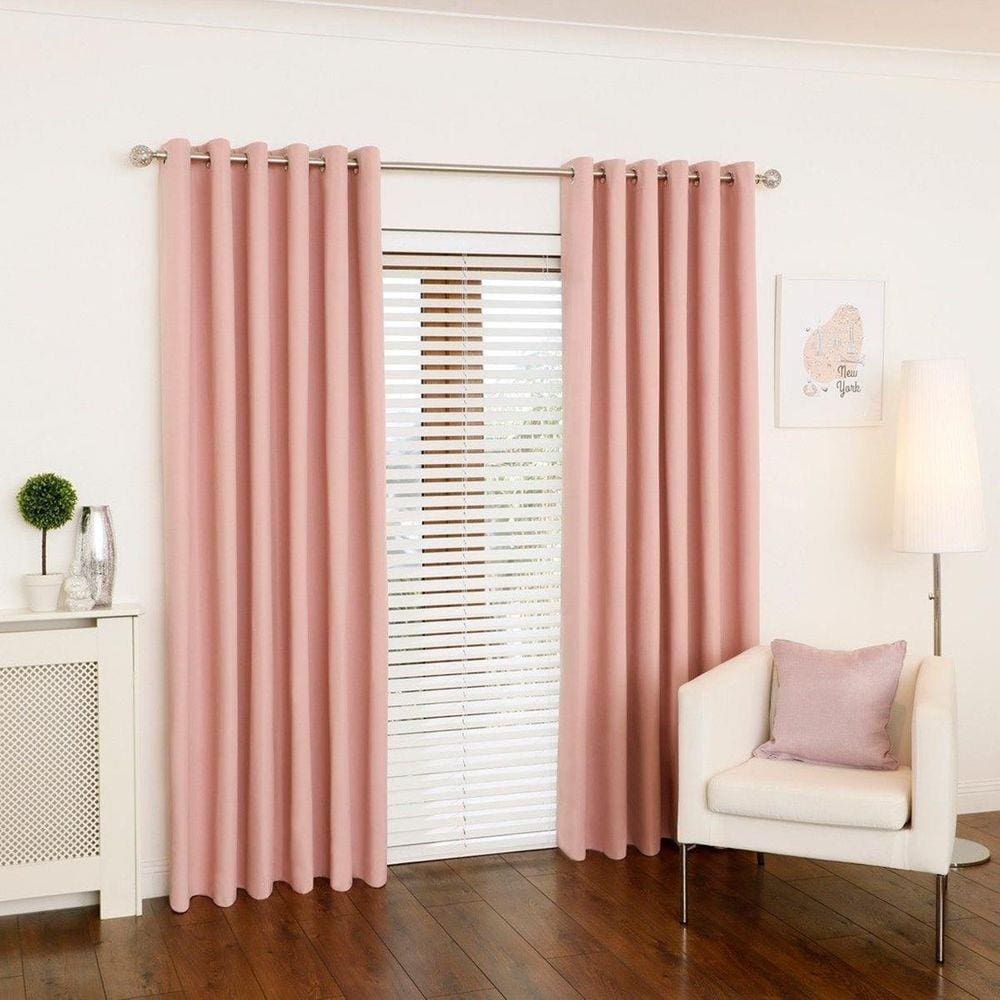 Cortina Tecido Oxford Salmão 300X230 Fabritex Enxovais