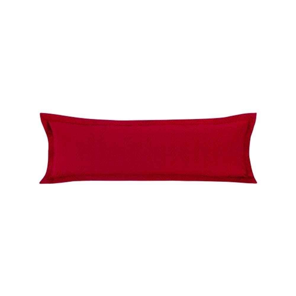 Porta Travesseiro Xuxão Matelado com Debrum Juma Azul Royal