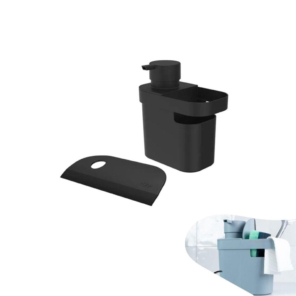 Kit Dispenser Porta Detergente Organizador Utensílios Rodo Bancada Pia Cozinha - Ou