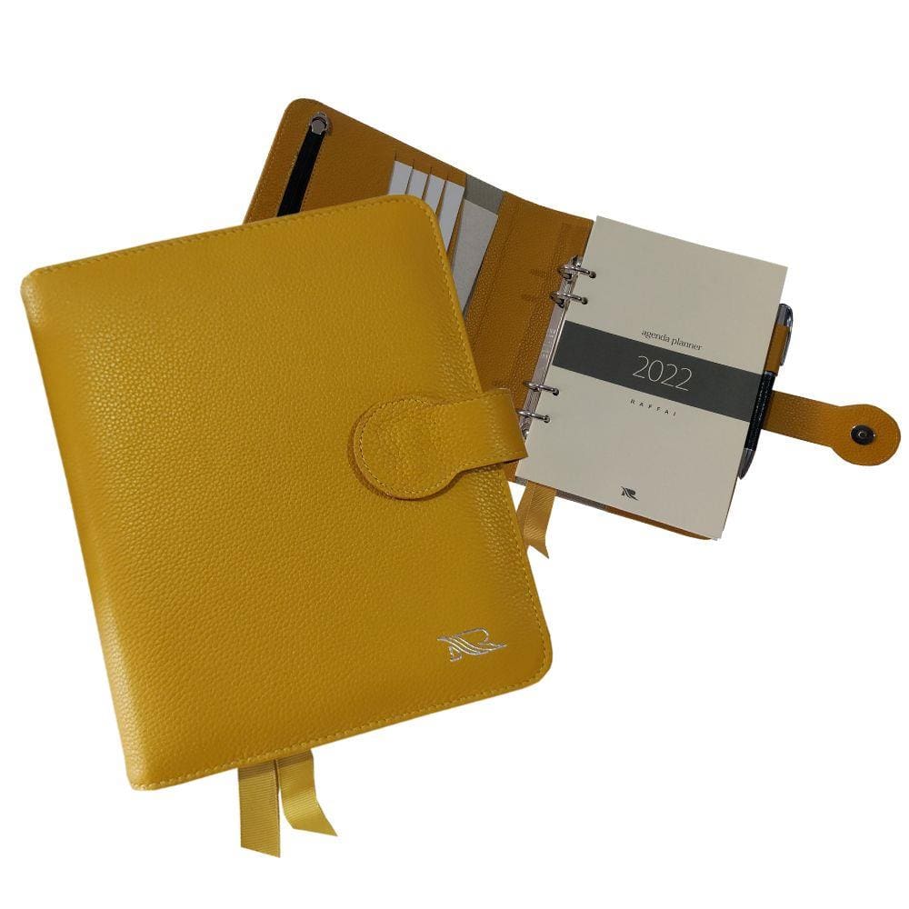 Agenda Planner em Couro Personalizada Raffai