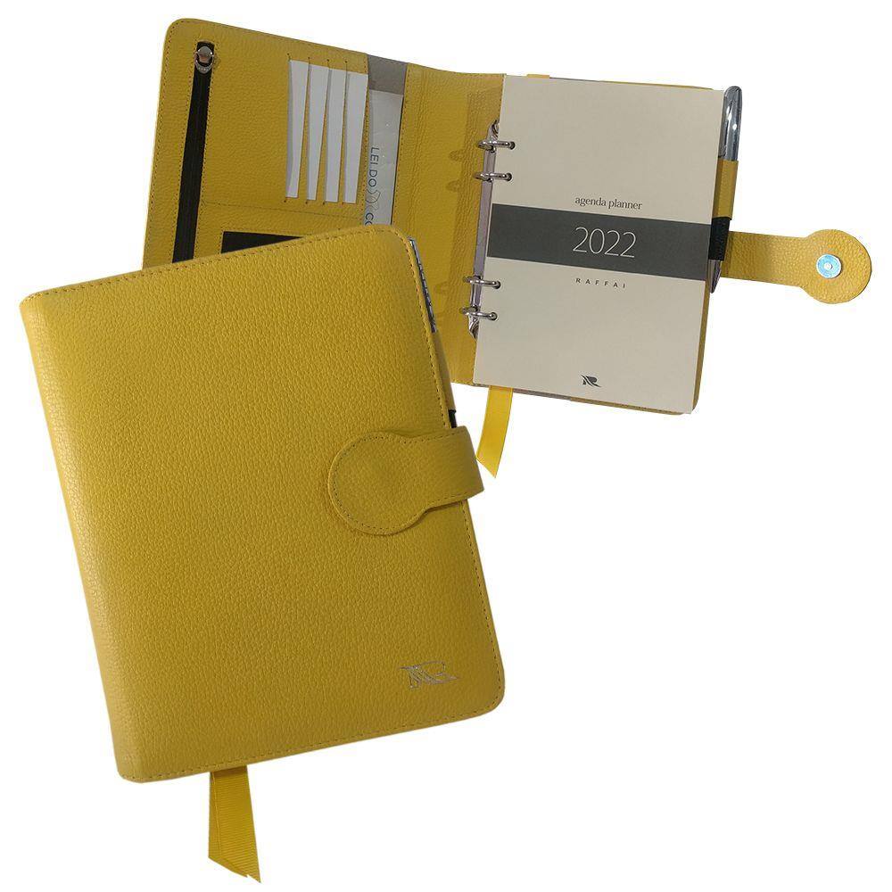 Agenda Planner em Couro Personalizada Raffai