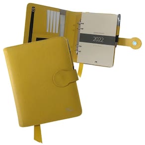 Agenda Planner em Couro Raffai