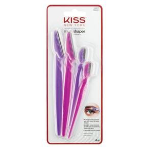 Navalha Kiss NY P/Sobrancelhas Combo C/4 1un