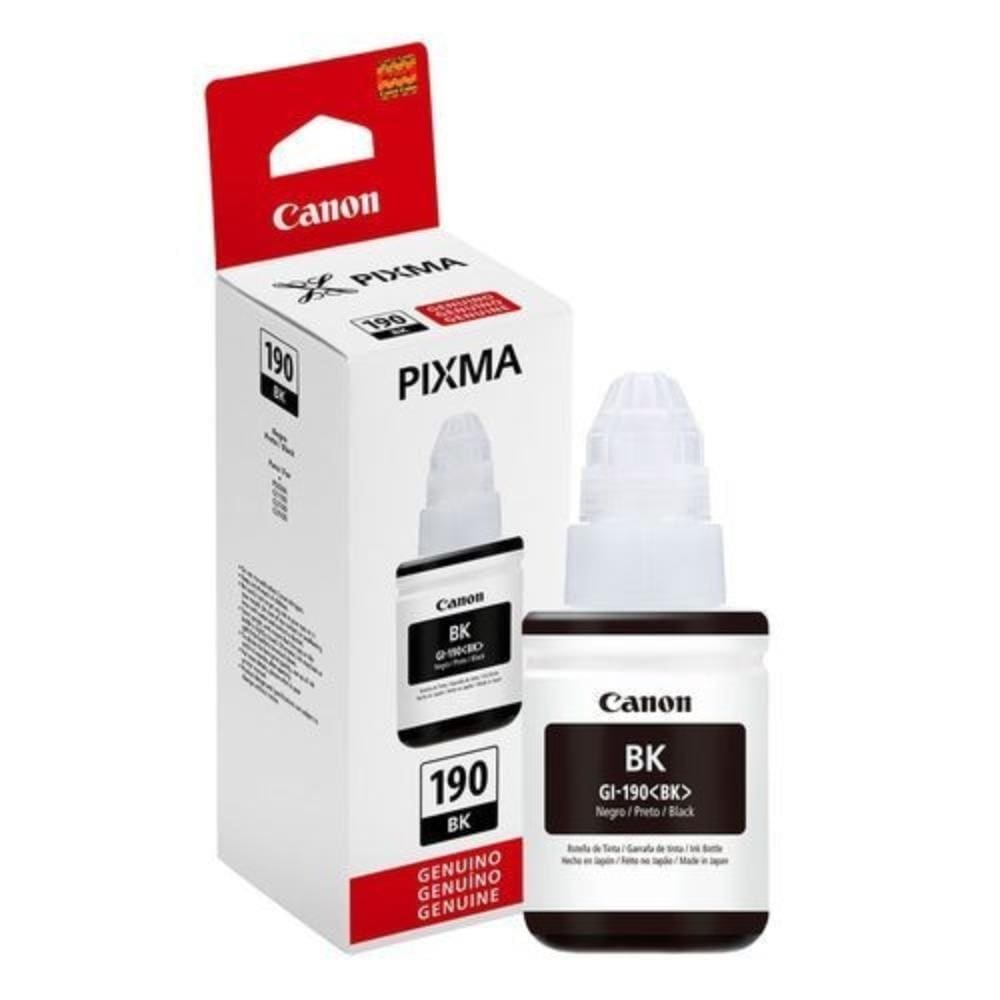 Refil de Tinta Canon Preto 6.000 Paginas GI 190 BK