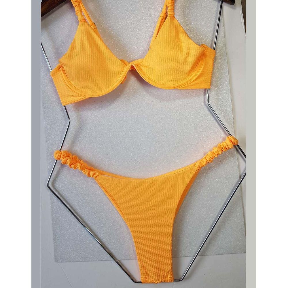 Biquini Feminino Aro Franzido Colors