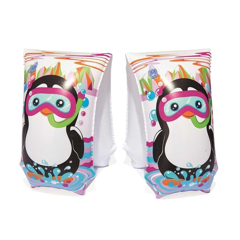 Boia de Braço Infantil Jungle Trek Pinguim Branco