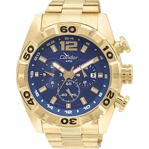 Relógio Condor Masculino Cronógrafo Dourado COVD33AAS/4A