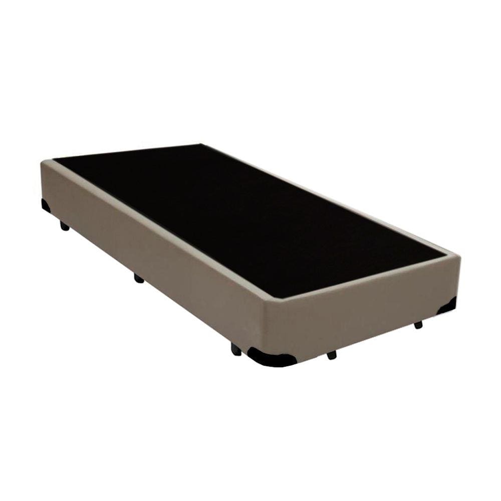 Cama Box Solteirão NK Camas Sintético Bege 40x96x203