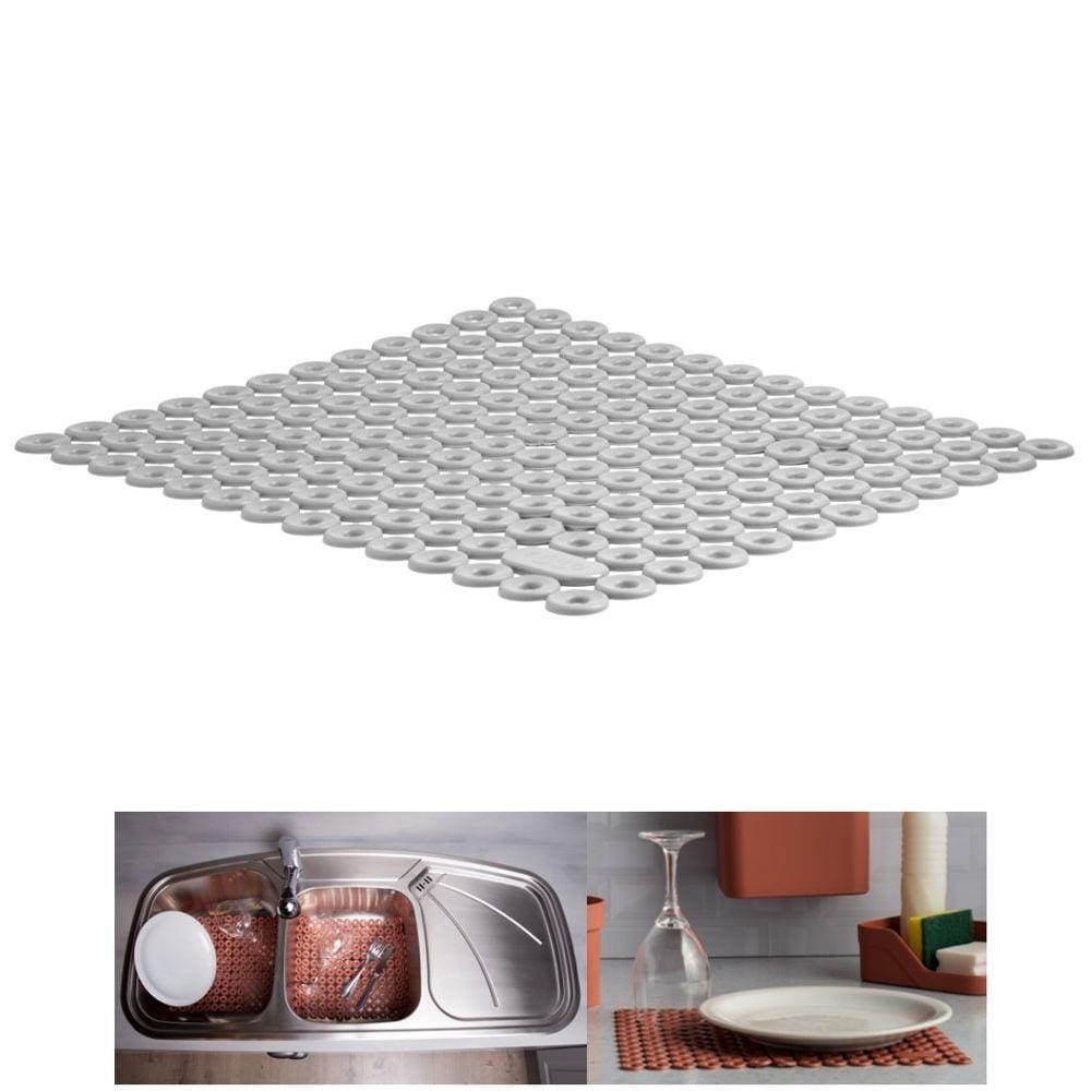 Tapete Pia Escorredor Louças Copos Pratos Talheres Cozinha Trium - PP 500 Ou