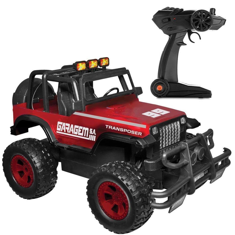 Carrinho De Controle Remoto Vermelho 7 Funções Havan Toys - HBR0352