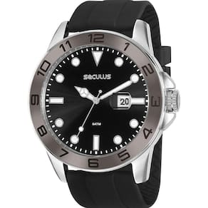 Relógio Masculino Seculus Analógico Preto 20882G0SVNU2
