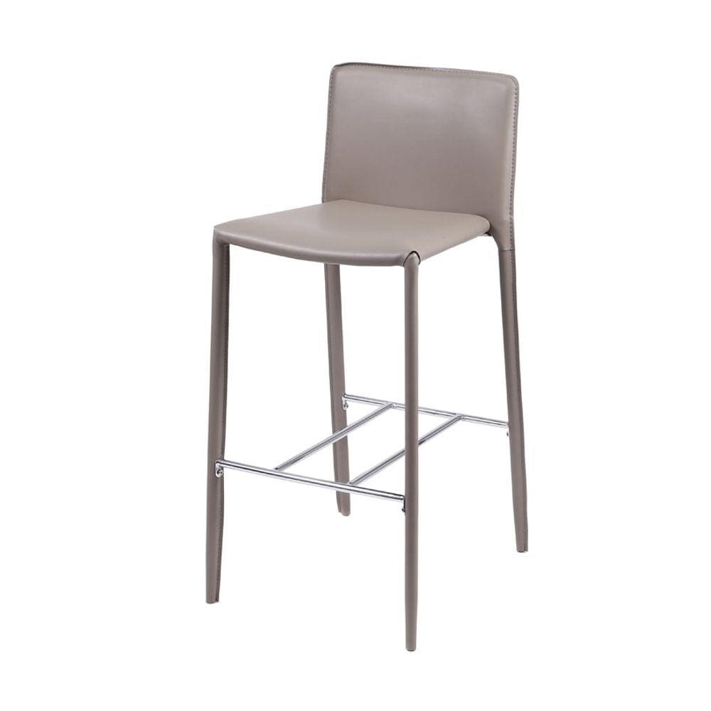 Banqueta Boxbit Glam Corino Nude Estrutura Metal