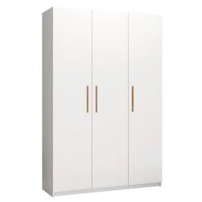 Guarda Roupa Casal 3 Portas 2 Gavetas Paris Branco Caemmun