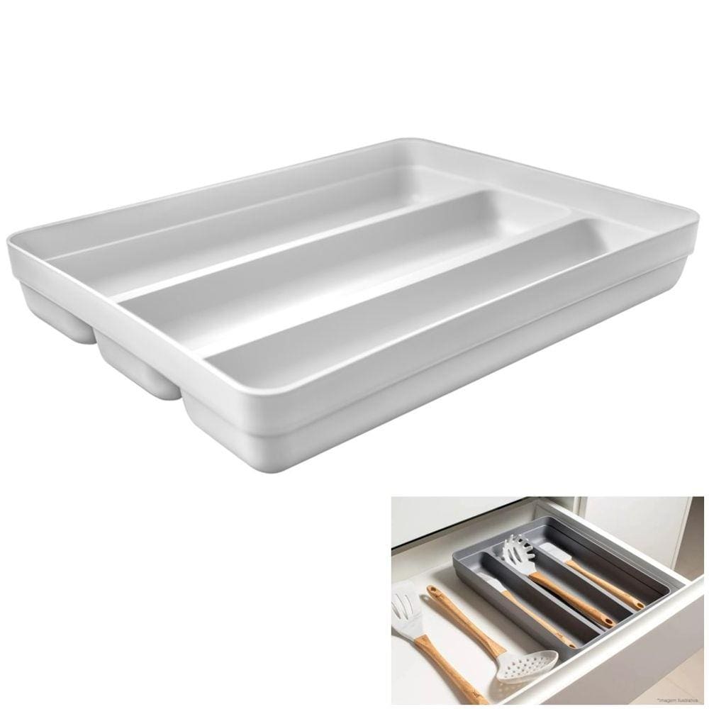 Organizador Gavetas Logic Divisor Porta Talheres Utensílios Cozinha - OL 700 Ou