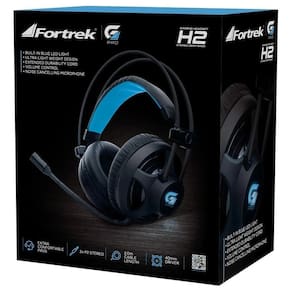 Headset Gamer Pro H2 Preto Fortrek