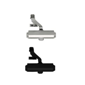 Kit 2 Molas Aéreas para Porta MA200/4 Preta/Prata Dorma