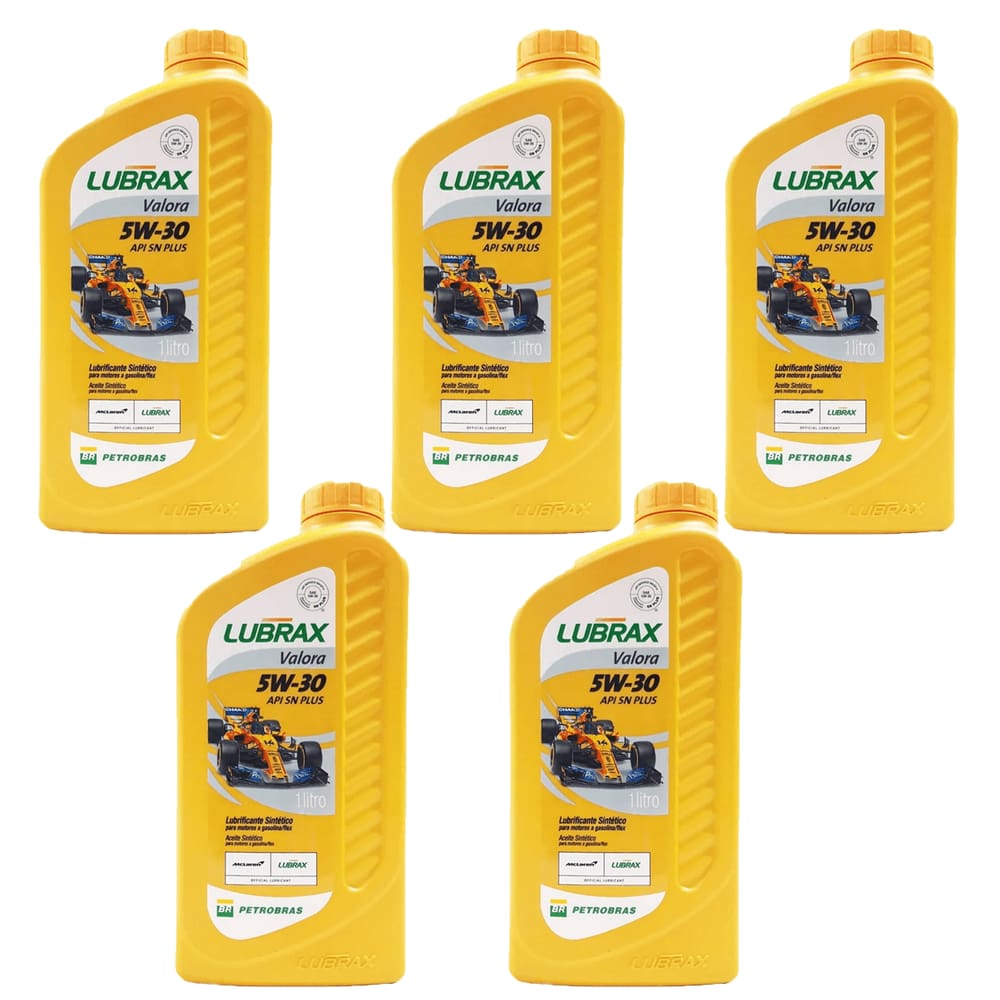 5 Lubrax Valora 5w30 Sintético Api Sn Plus