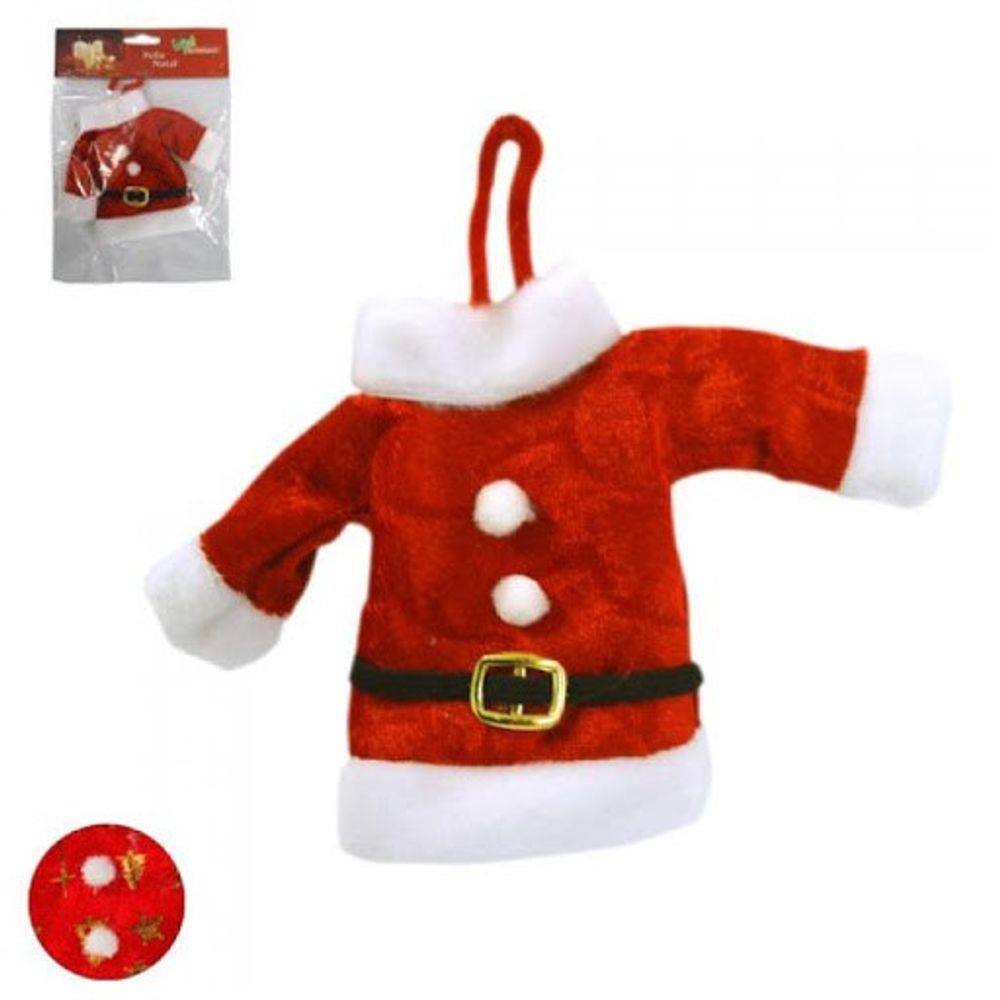 Enfeite Casaco Papai Noel