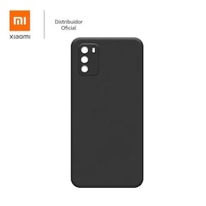 Capa protetora de silicone Smartphone Xiaomi Poco M3, preto