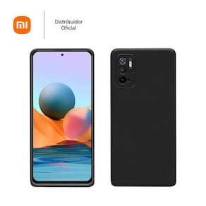 Capa protetora de silicone para Redmi Note 10 5G / POCO M3 Pro, preto