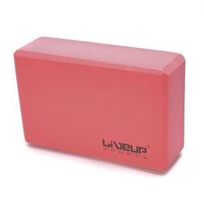 Bloco De Yoga 22,8x15,2x7,6 Live Up Vermelho
