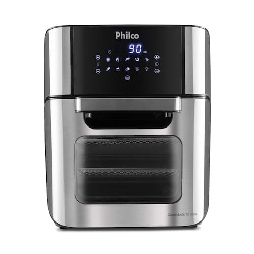 imagem-Fritadeira Elétrica Air Fryer e Forno Philco Oven 2 em 1 Pfr2200p 12l Preta - 127v - 110V