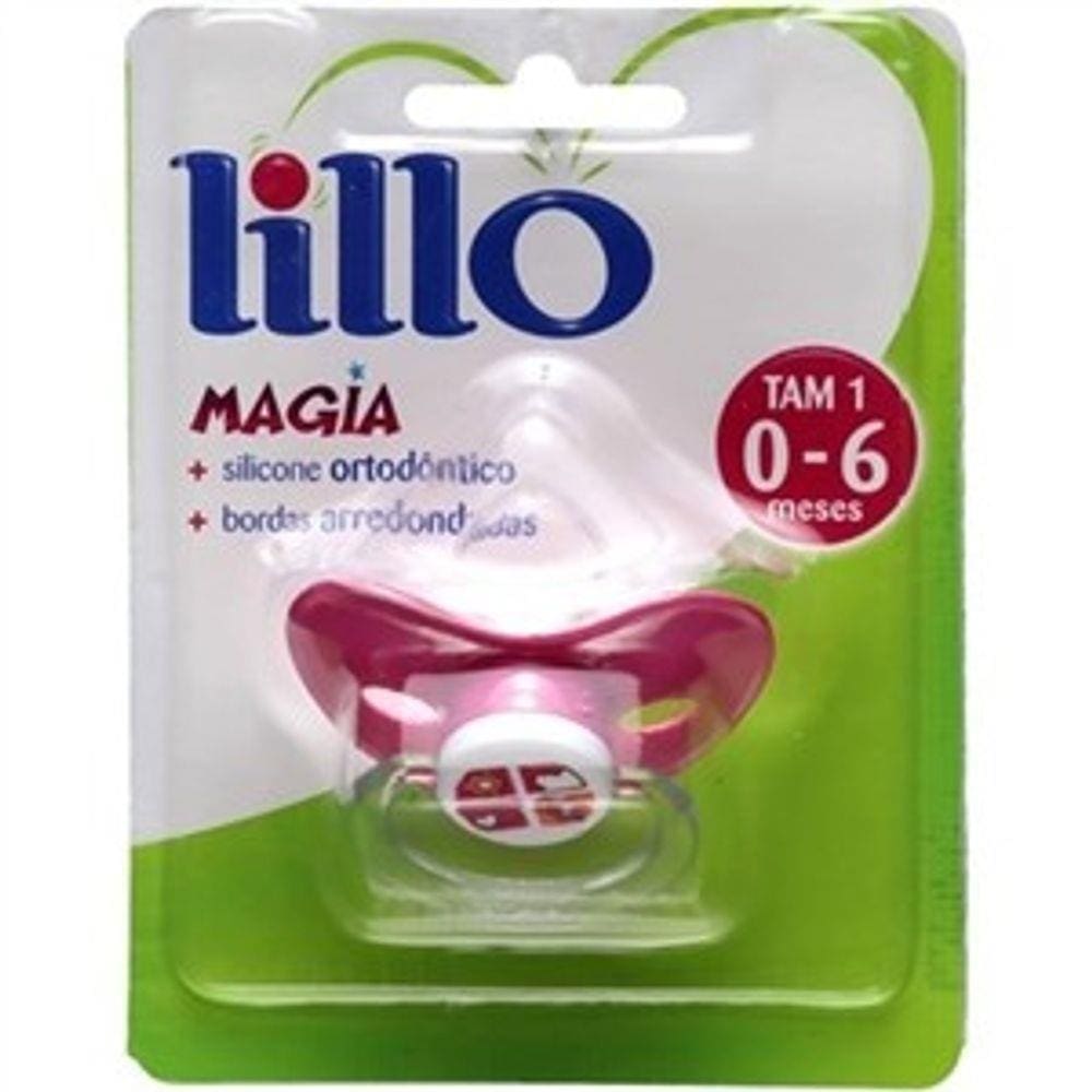 Chupeta Lillo Rosa Tamanho 1 Rosa (0-6 Meses)