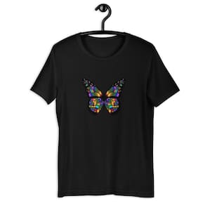Camiseta Infantil - Borboleta Colorida