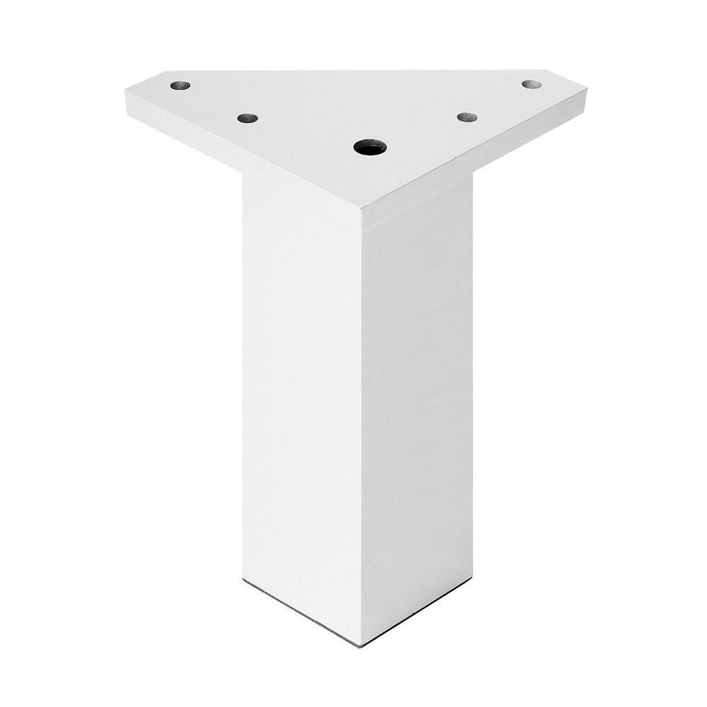 Pé Quadrado Abs 40x150mm Branco Fixser