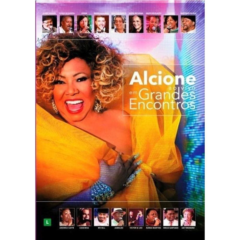 Alcione - Grandes Encontros Ao V I V O - Dvd