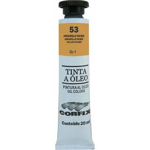 Tinta Óleo Corfix 20ml Cor Amarelo Ocre 53 Gr. 1