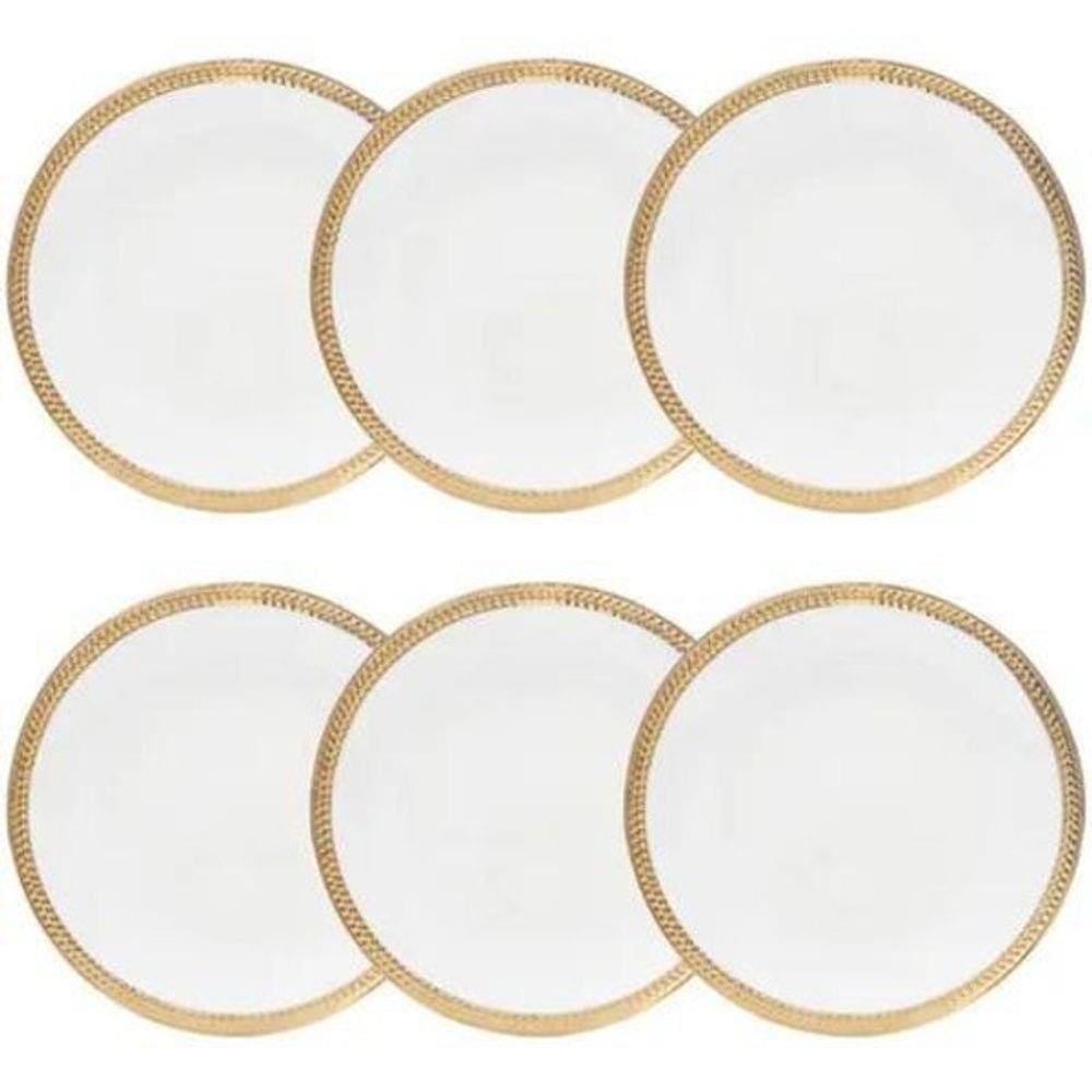 Jogo De 6 Pratos Para Sobremesa Em Porcelana Paddy - Wolff