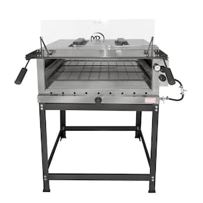 Forno de Pizza Industrial à Gás com Infravermelho 80x60cm Inox - MR Fogões