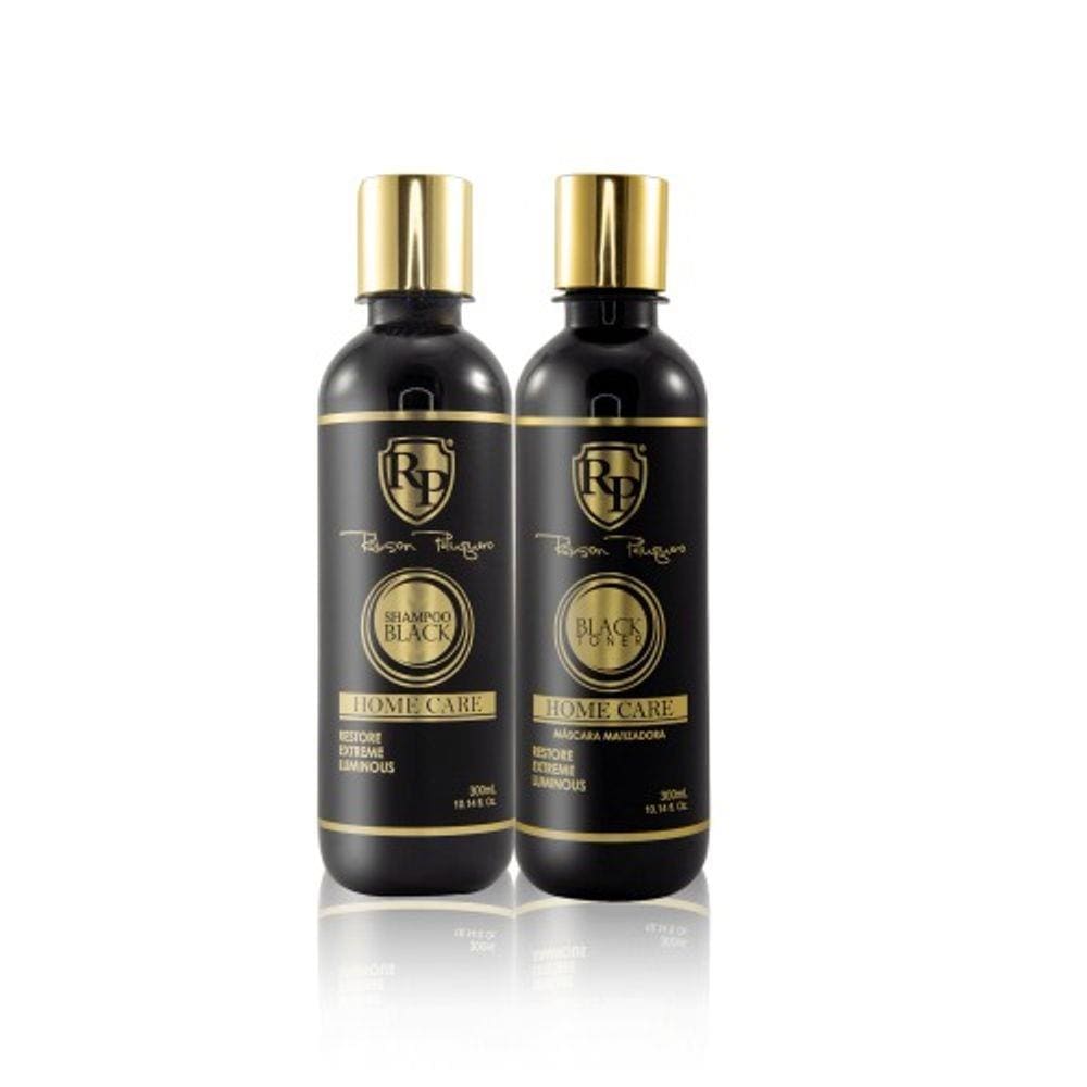 Kit Matizador Black Shampoo E Máscara 300ml Robson Peluquero