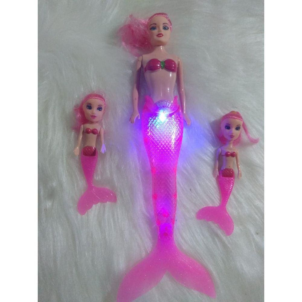 Kit De 3 Bonecas Sereias The Mini Mermaids
