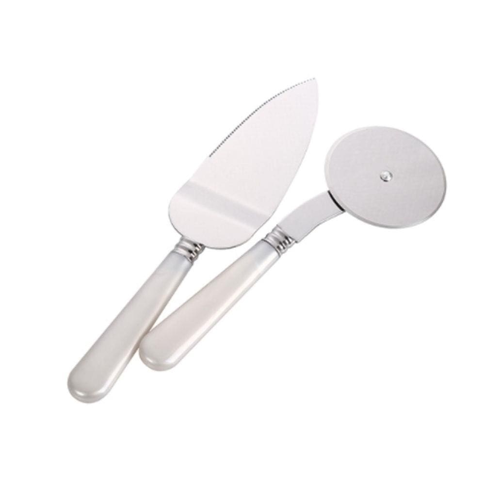Cj P/ Pizza 2Pcs Perola
