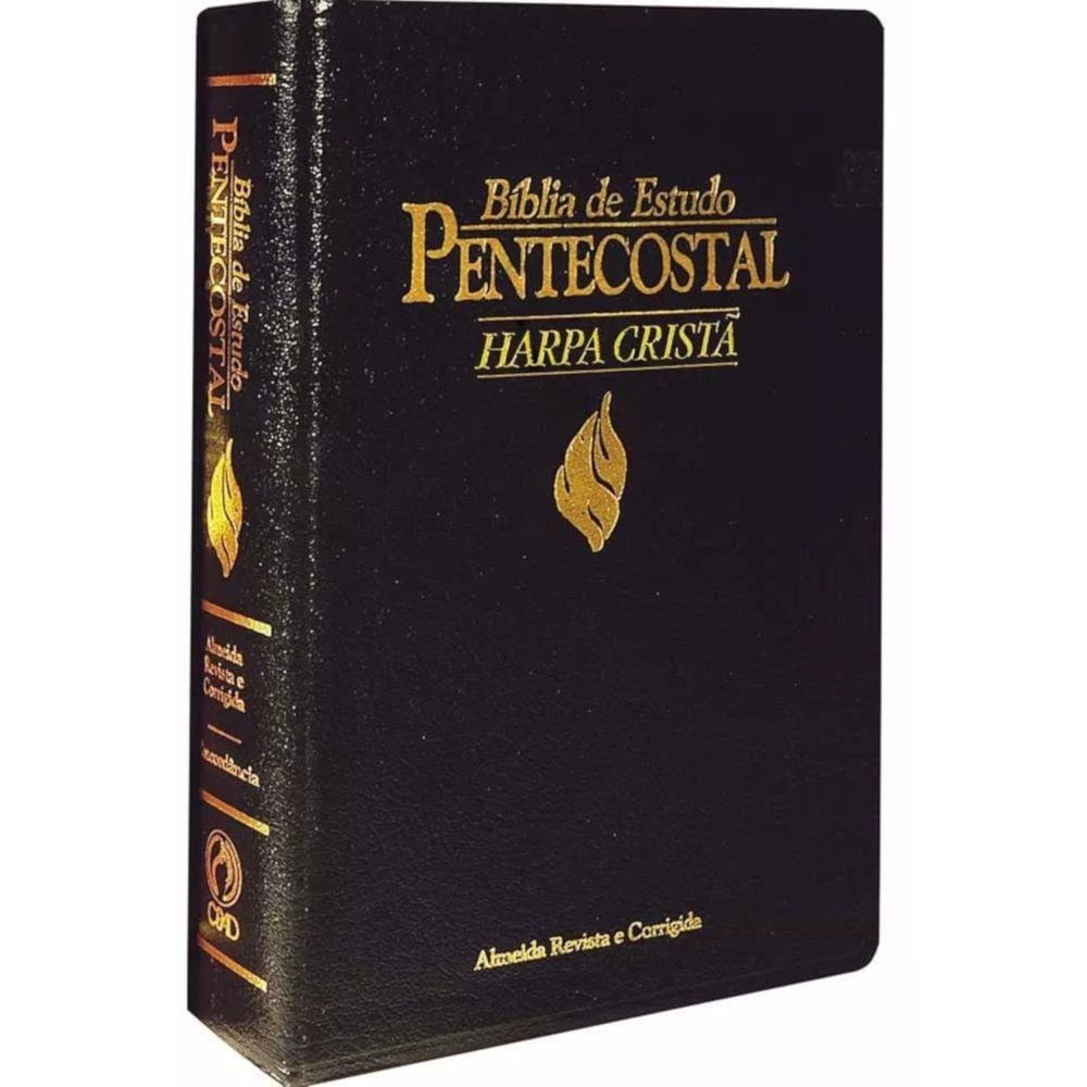 Biblia Pentecostal  Media Com  Harpa Preta