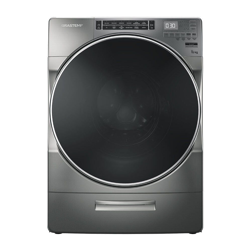 Lavadora de Roupas 15KG Automática 13 Programas de Lavagem Brastemp