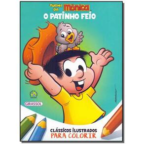Turma da Mônica Clássicos Ilustrados para Colorir Vol.10 O Patinho Feio