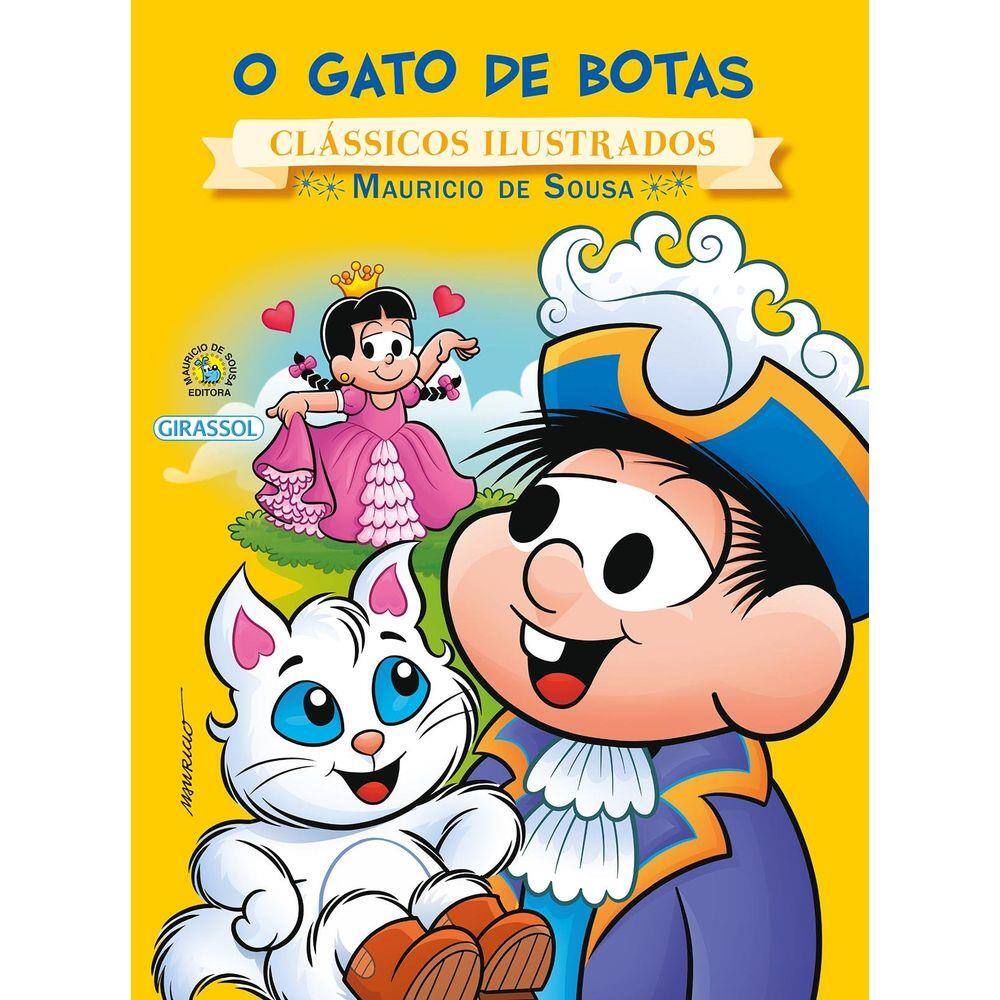 Turma da Mônica - clássicos Ilustrados novo - O Gato de Botas