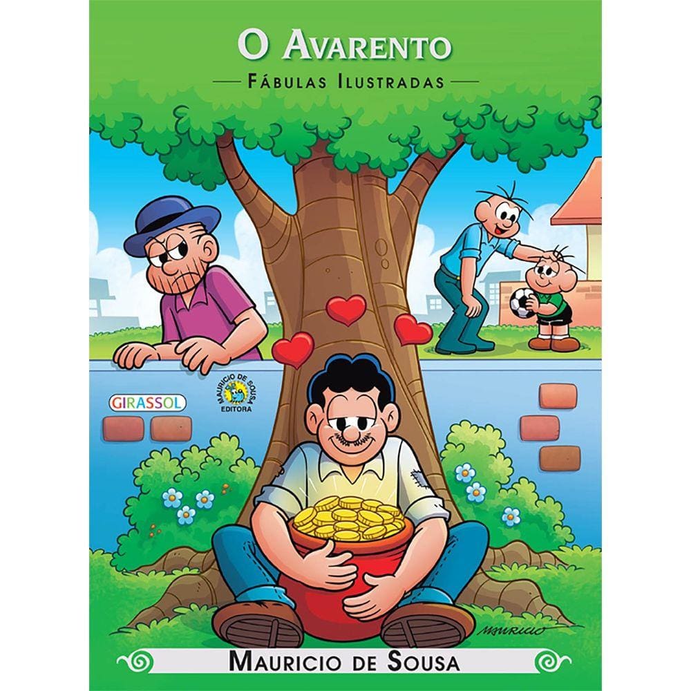 Turma da Mônica - fábulas ilustradas - o avarento